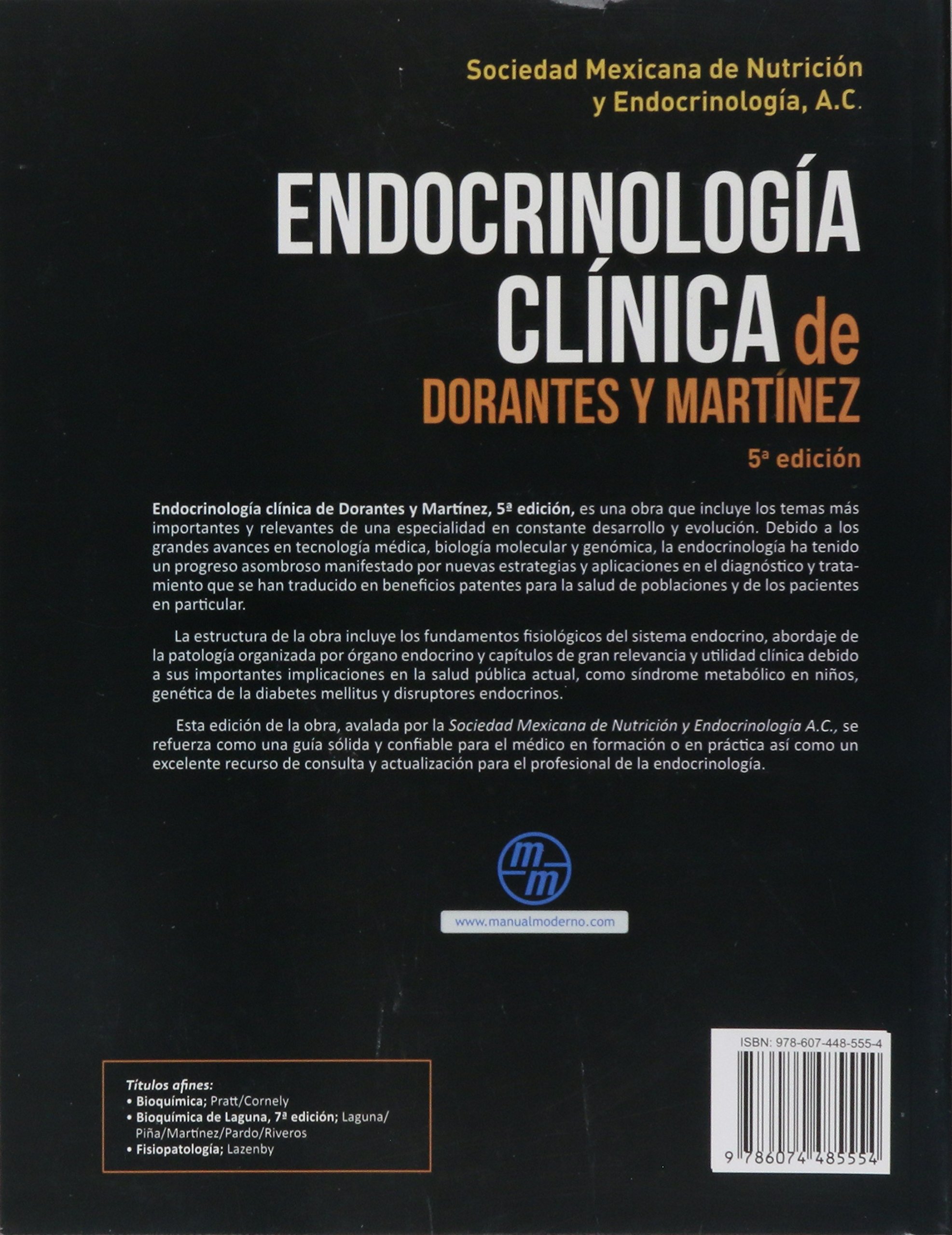 ENDOCRINOLOGIA CLINICA DE DORANTES Y MARTINEZ (MANUAL MODERNO)