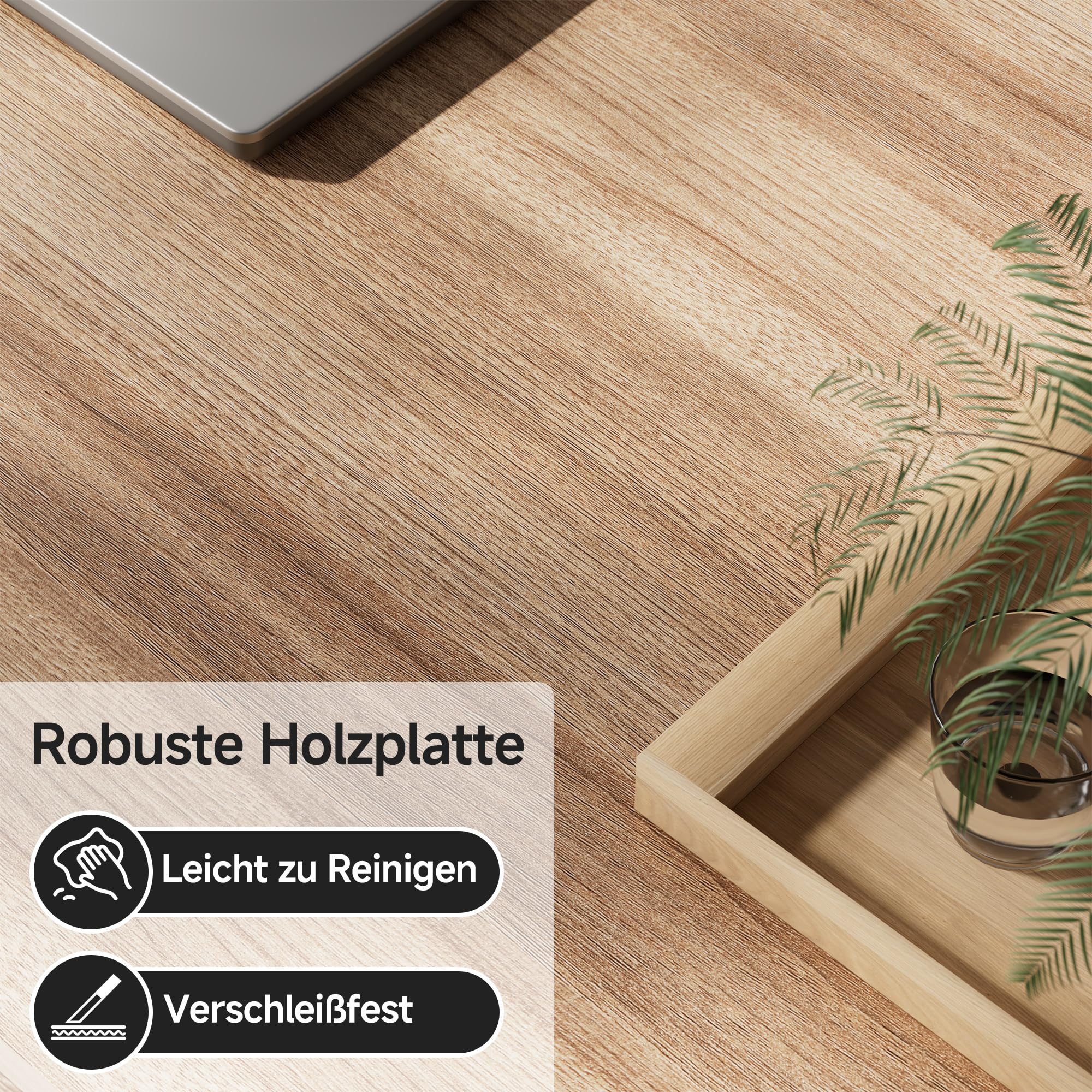 Gyfimoie Couchtisch mit Stauraum, Wohnzimmertisch mit Verstellbarer LED, Sofatisch mit Regal, Beistelltisch aus Metall, 100 x 50 x 47 cm