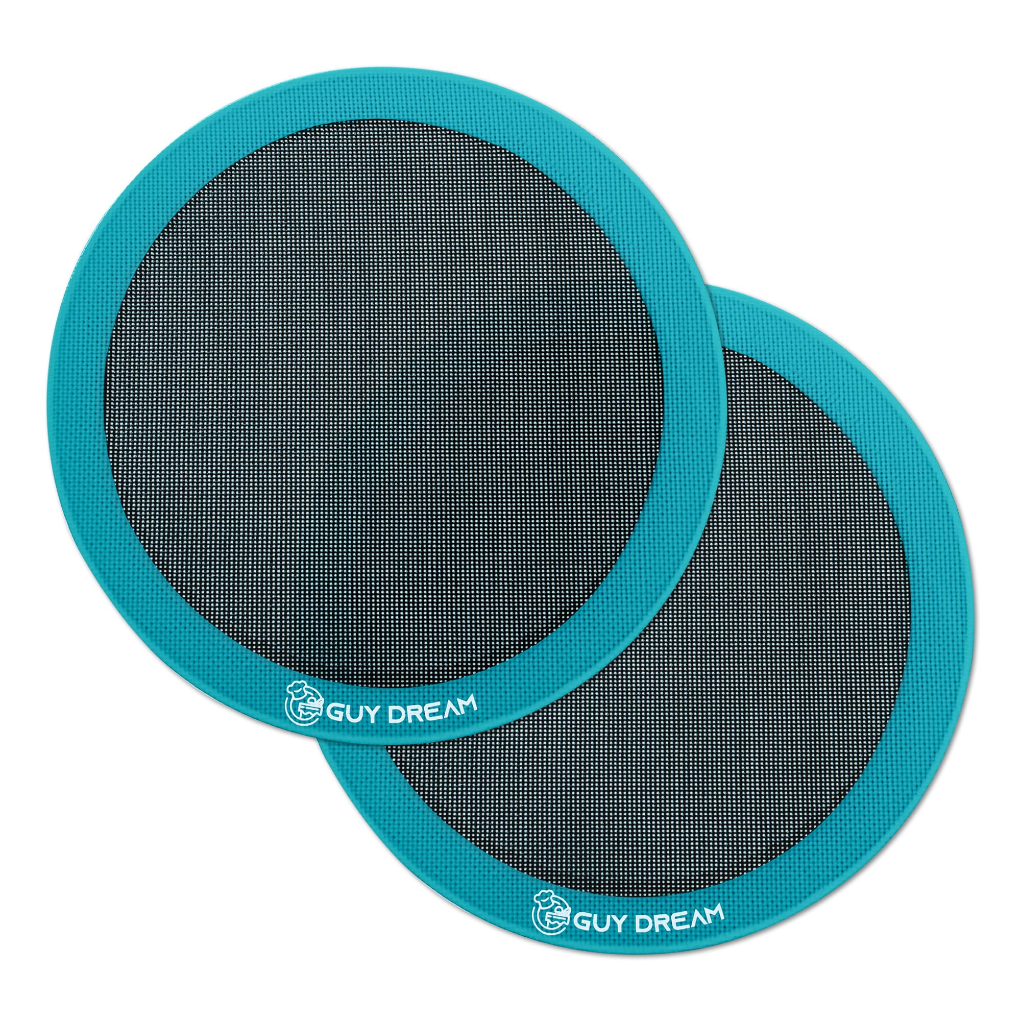 Alfombrillas redondas de silicona perforadas para hornear, 30,5 cm para tortilla/tarta/pizza/masa/pastelería, grado alimenticio, antiadherentes, reutilizables