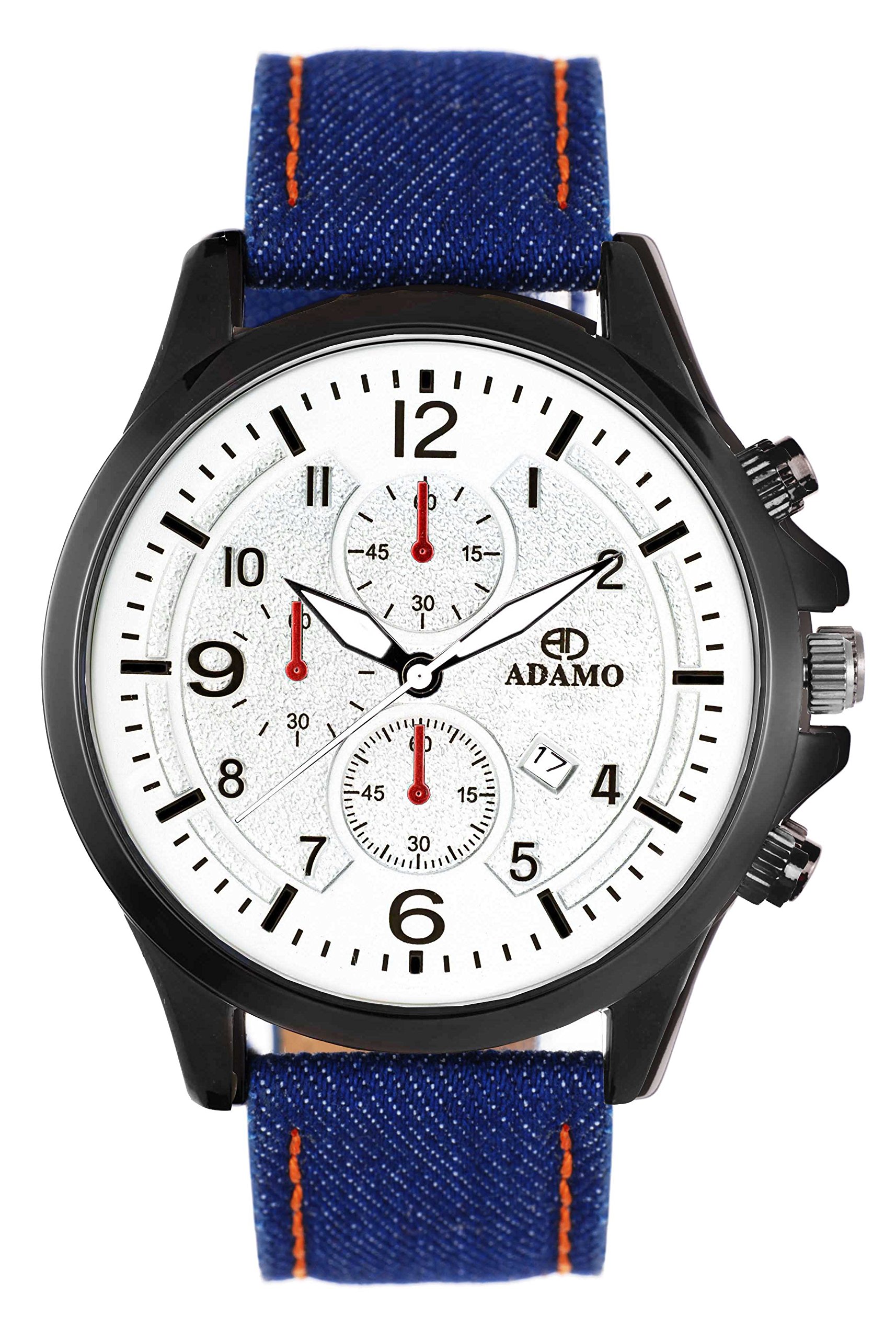 ADAMO Designer White Dial Mens & Boys Watch A303NB01 (B06Y21FN9V) Amazon Price History, Amazon Price Tracker