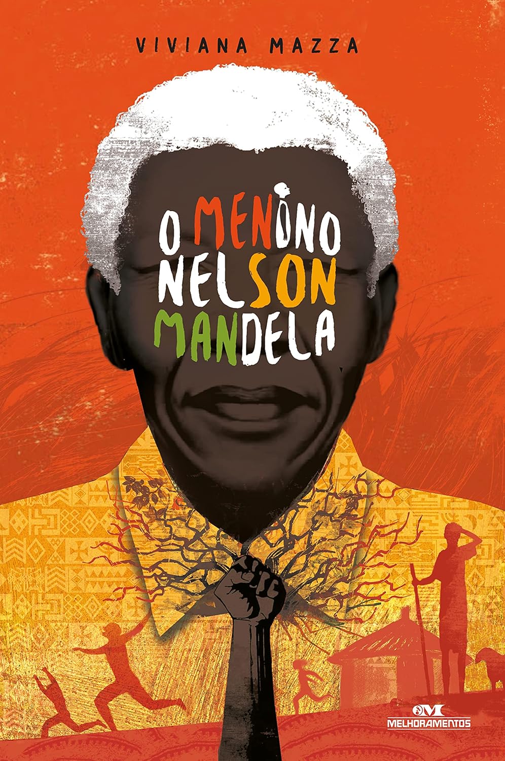 Capa do livro O Menino Nelson Mandela