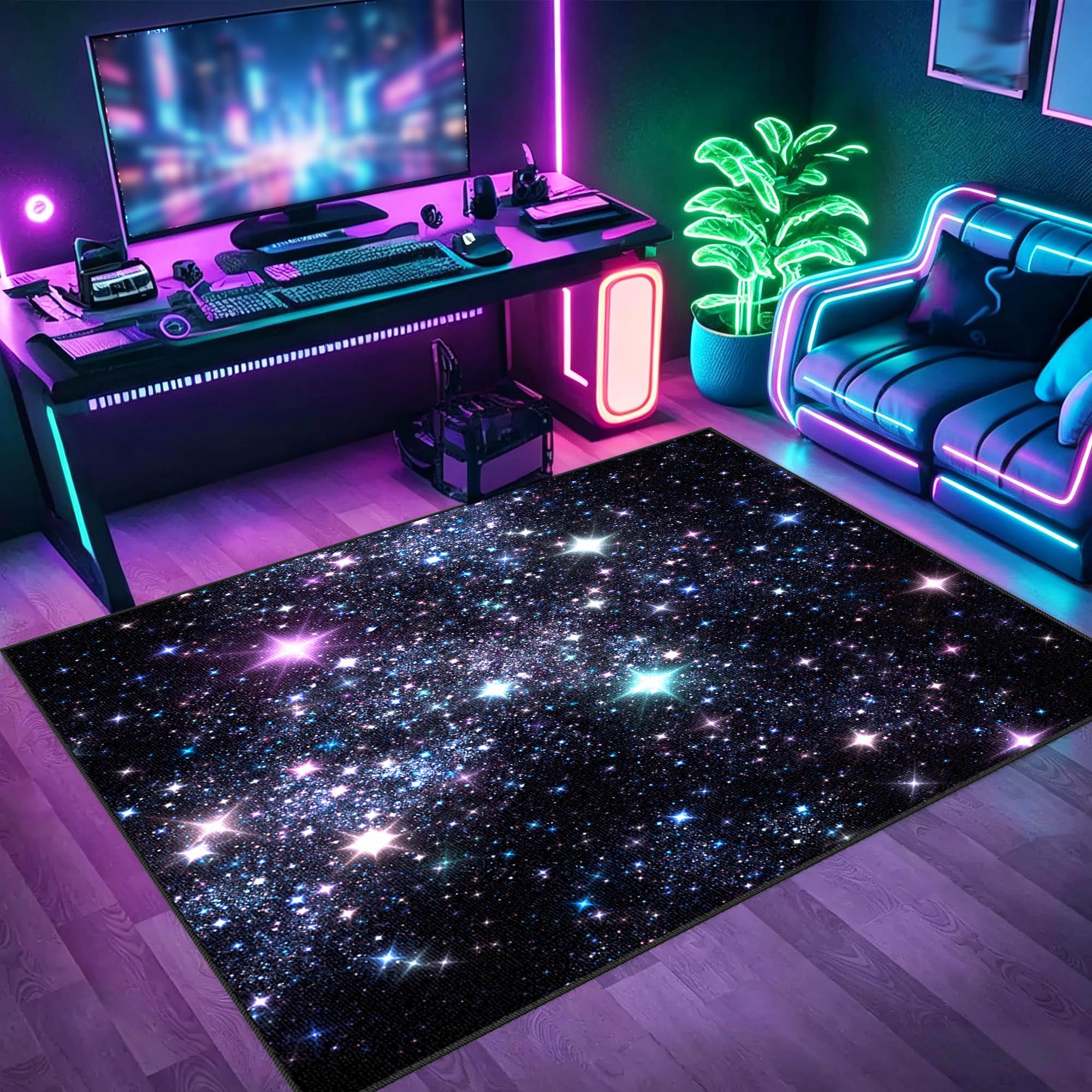 Tapis pour zone de jeu déco chambre gaming cadeau idéal garçon