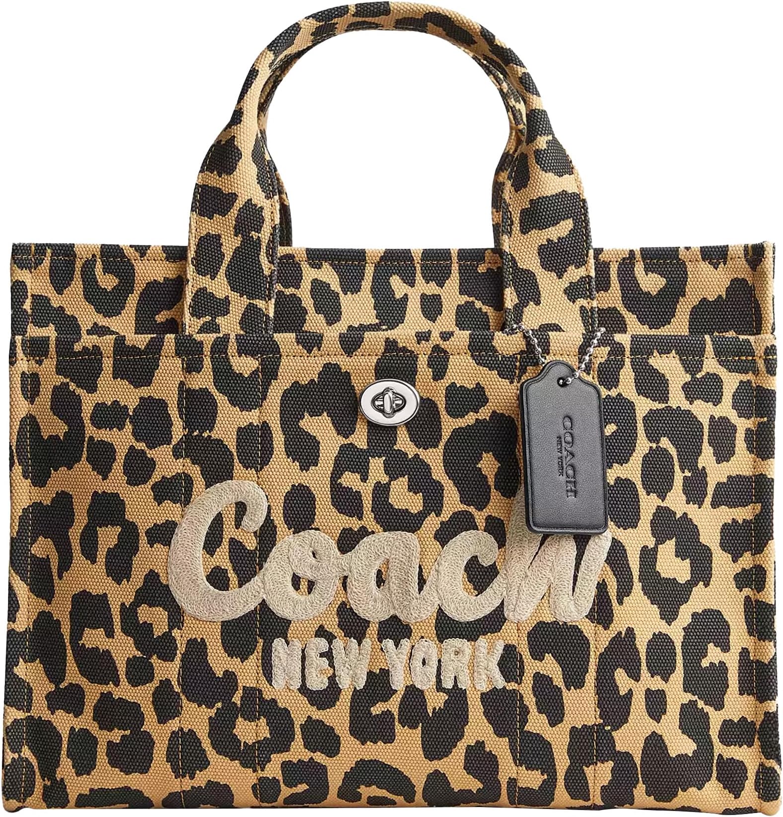 Cargo Tote Bag with Bow Print