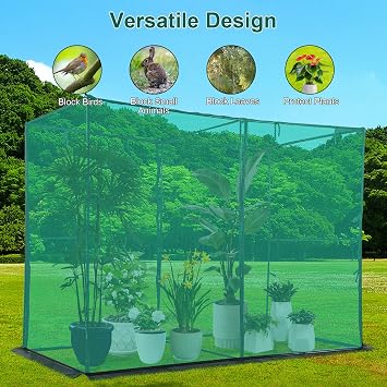 Crop Cage Plant Protection Tent 4 x 8 x 6 Feet