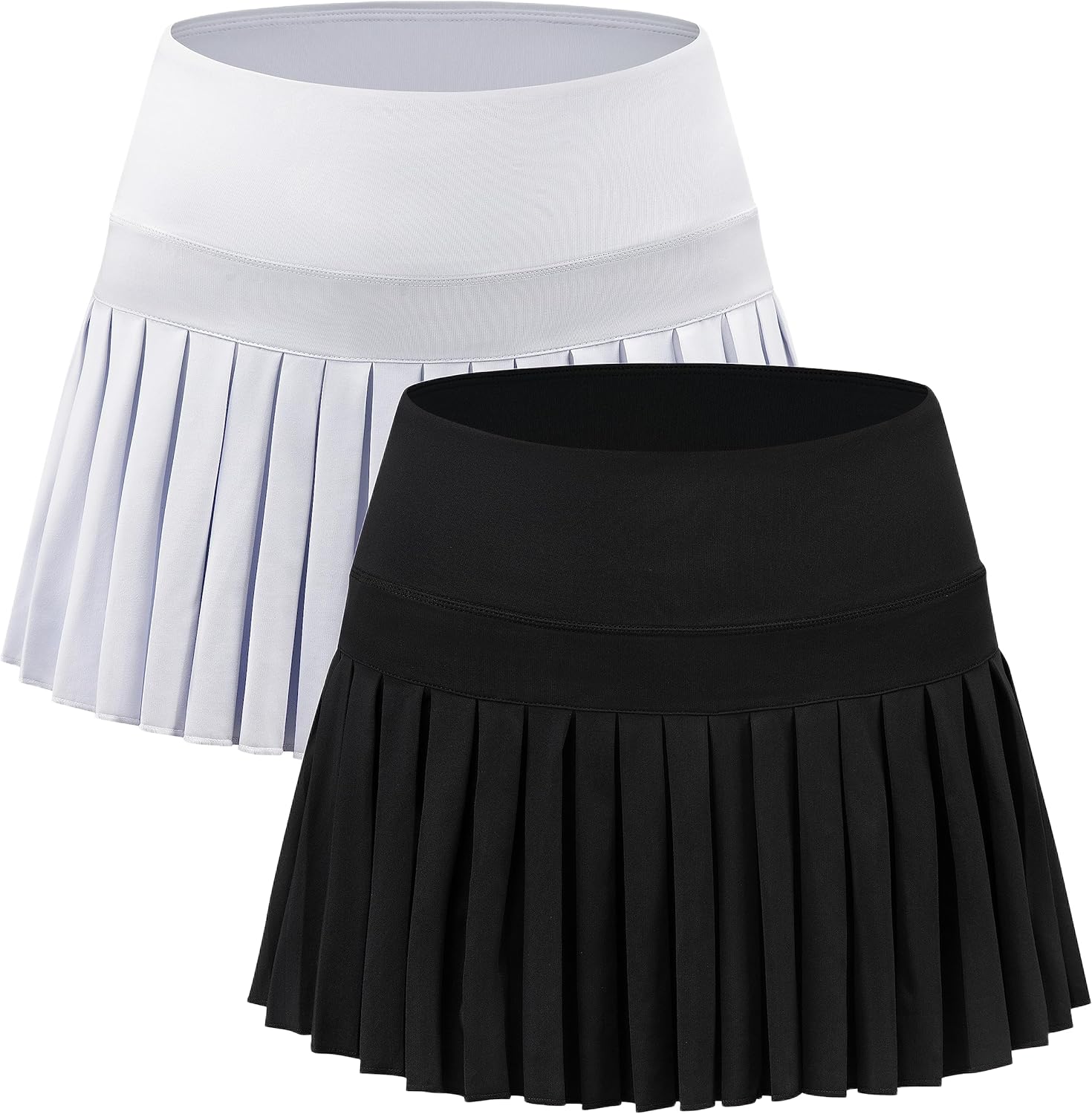DLOODA - Falda De Tenis Para Mujer, Con Bolsillos, Pantalones Cortos, Cruzados, De Cintura Alta, Atlética, Para
