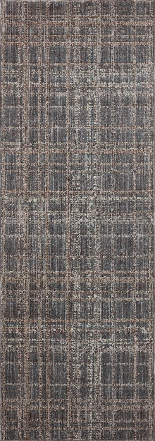 Loloi Angela Rose Ember Collection EMB-01 Midnight/Dove 2'-7" x 7'-6"" Runner Rug