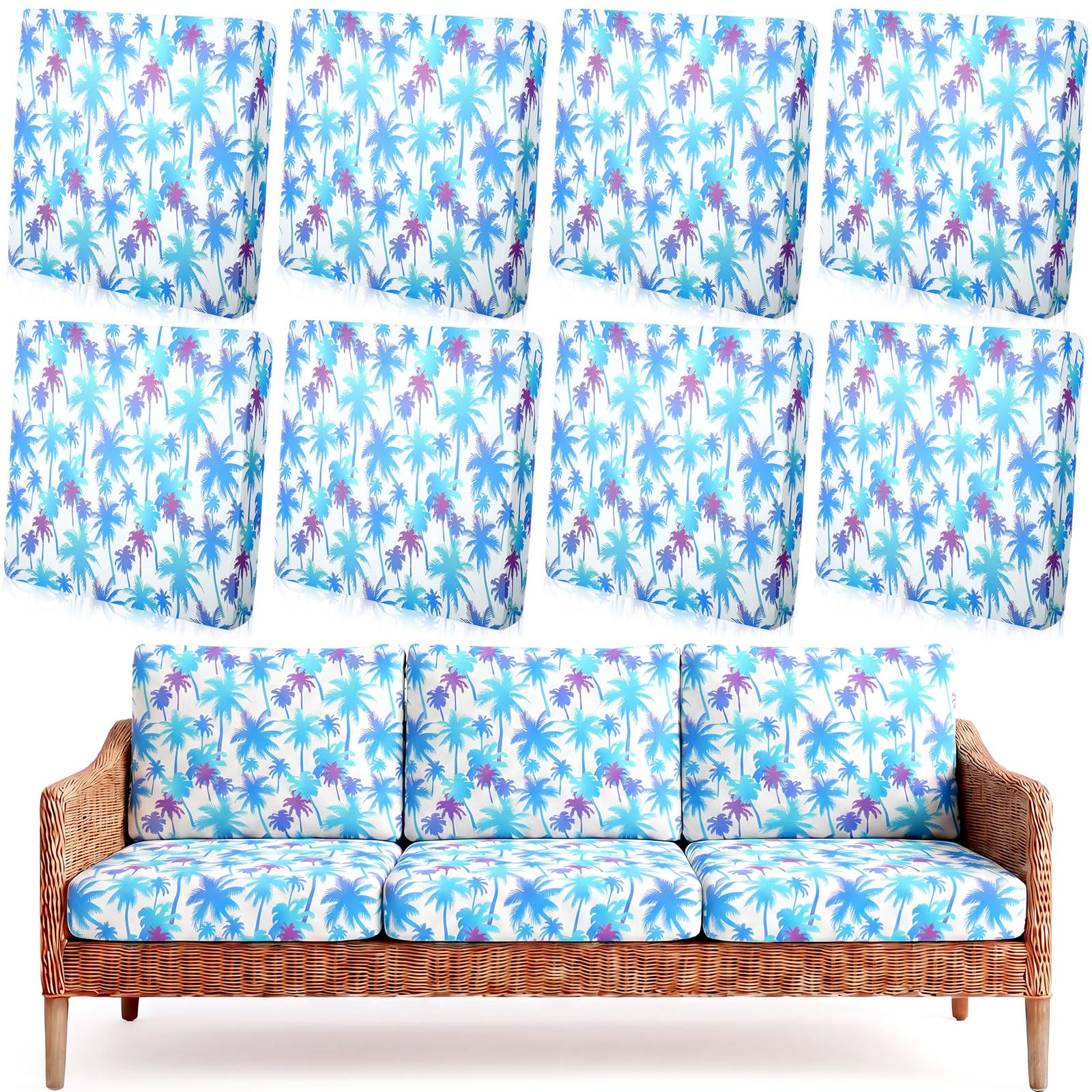 Outdoor Sofa Covers - Floral Stretch Slipcovers -12 Outdoor Sofa Covers - Floral Stretch Slipcovers -12