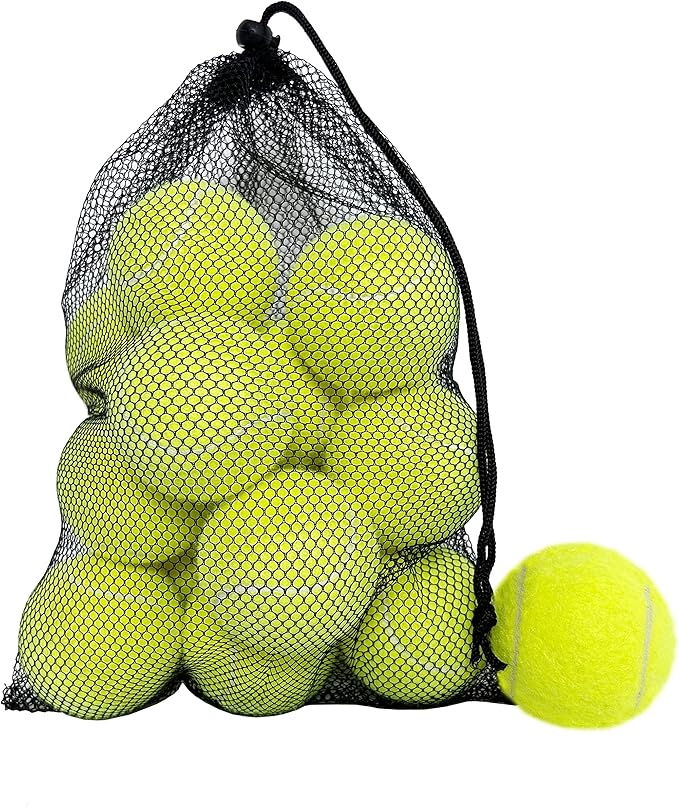 HPWFHPLF Tennis Balls, 15 Packs Practice Tennis Balls for Beginners