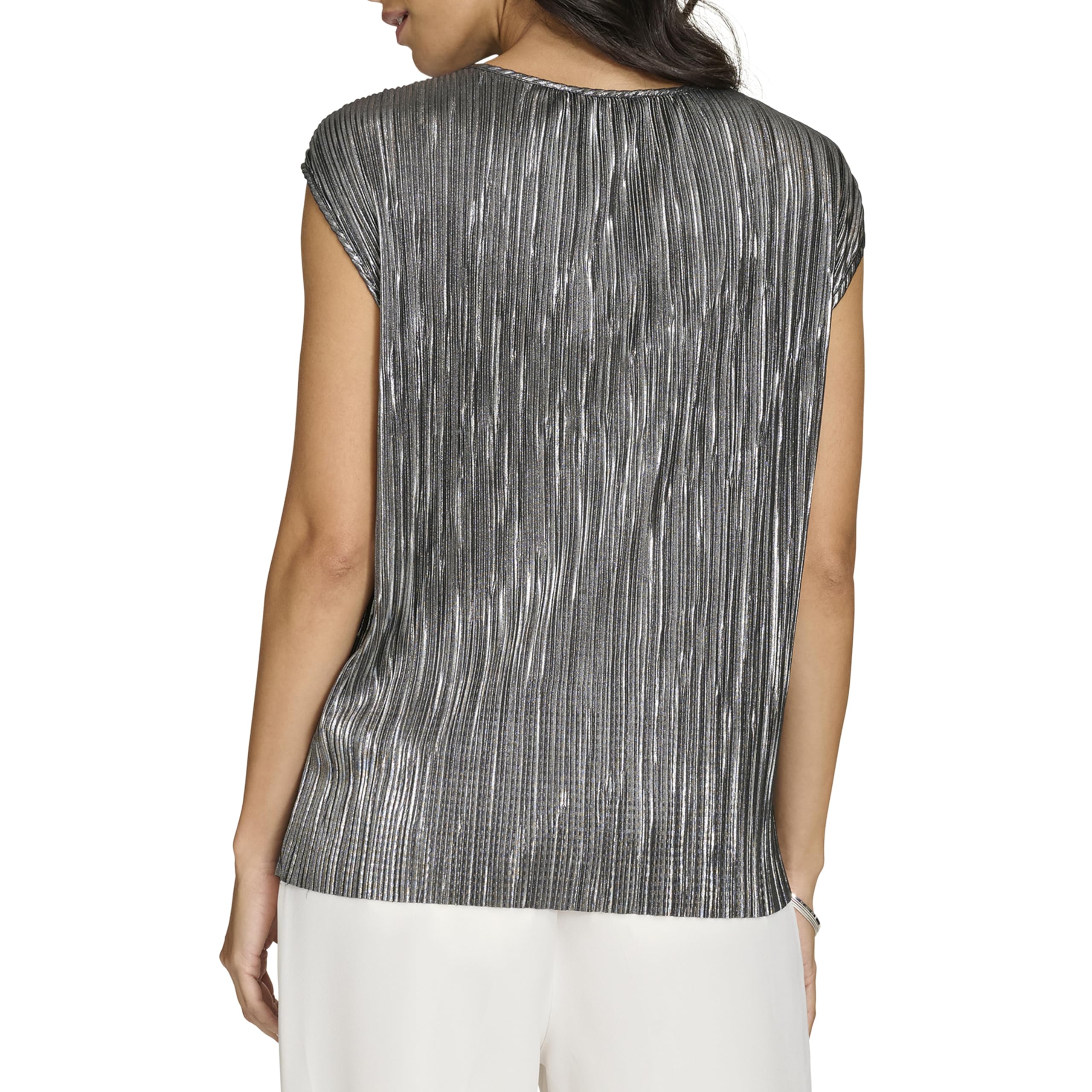 Calvin Klein Damen Short Sleeve Blouse Sweatshirt (1er Pack)