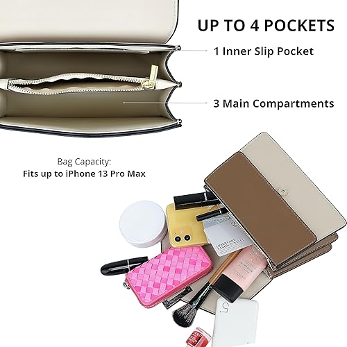 Miniatura 4 de Scarleton H2065 - Bolso de mano para mujer, monederos para mujer