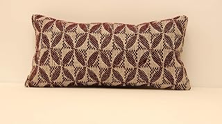 Handmade Lumbar kilim pillow 10x20inch (25x50 cm) Oriental Boho pillow Turkish Kilim pillow cover Chair pillow Small Oblong Kilim Cushion Cover Tribal Pillow