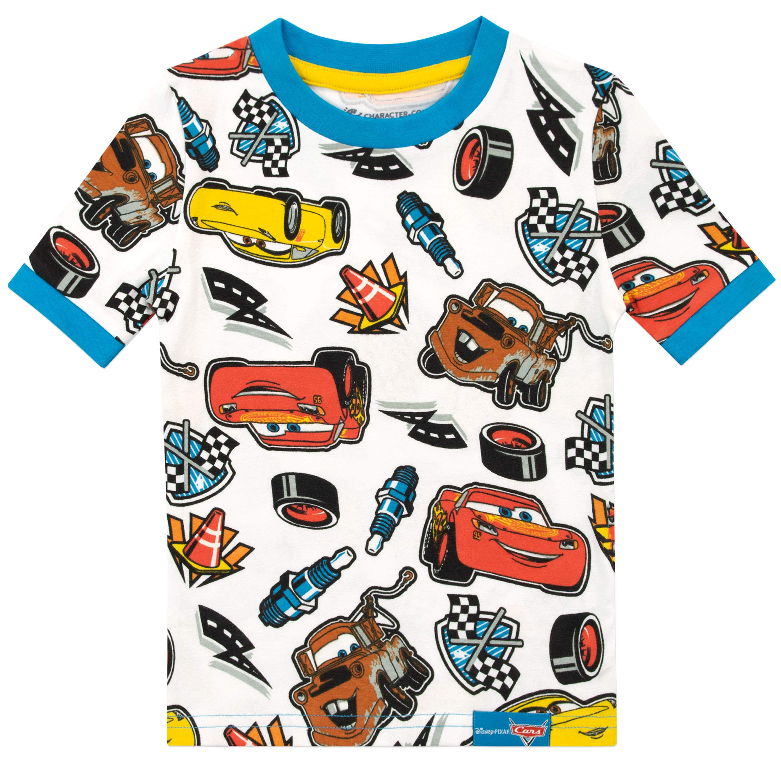 Disney Cars Pyjama | Ensembles de Pyjama Garçon Flash Mcqueen | Bien Ajusté Pyjama pour Enfants