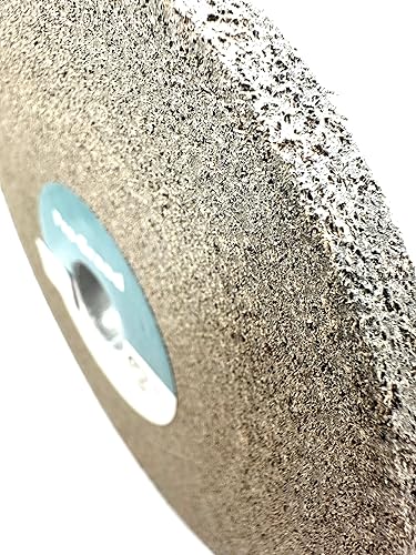 Miniatura 27 de EXL 09549 - Rueda de desbarbado, 6 x 1 pulgada x 1 pulgada fina, carburo de silicio, rueda de desbarbado, acabado y pulido de metal, convoluto, 09549