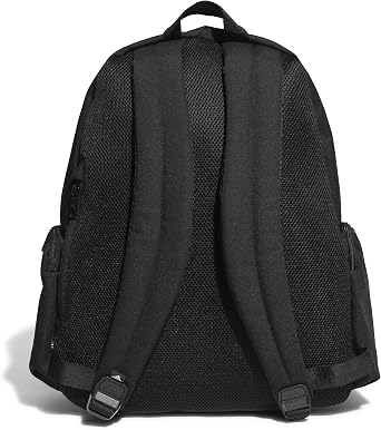 adidas Unisex Back to School Backpack, Black/Black/Silver Met., One size