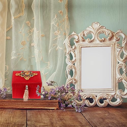 Miniatura 5 de Caja de recuerdo bordada hecha a mano con piedras preciosas para almacenamiento de joyas, coleccionables, baratijas, recuerdos, pequeña caja de