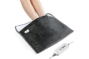 Foot Warmer Electric Heated Pad for Bed, Extra Large Foot Heating Pad