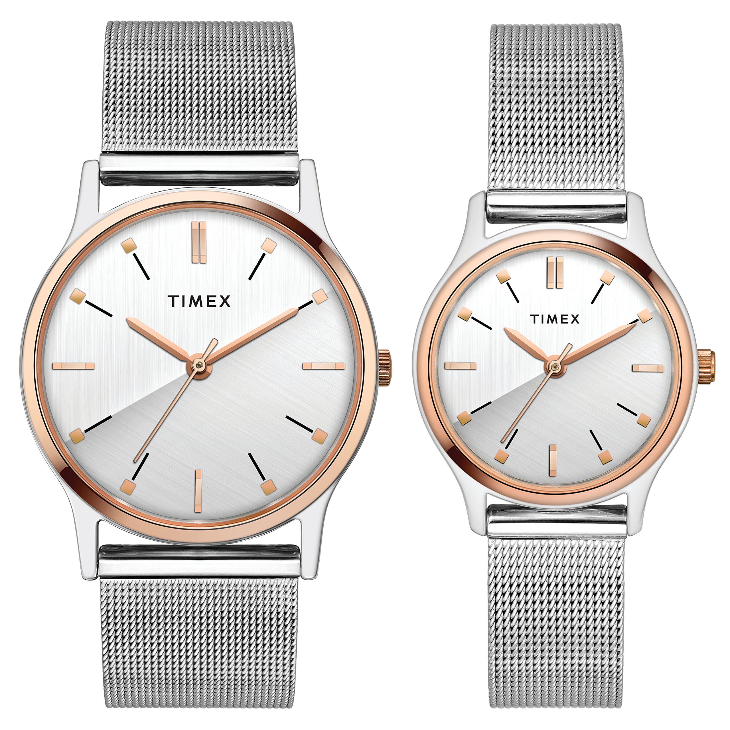 TIMEX Stainless Steel Unisex Analog Silver Dial PairS Smart Watch - Tw00Pr271 (B0BQM2PKS8) Amazon Price History, Amazon Price Tracker