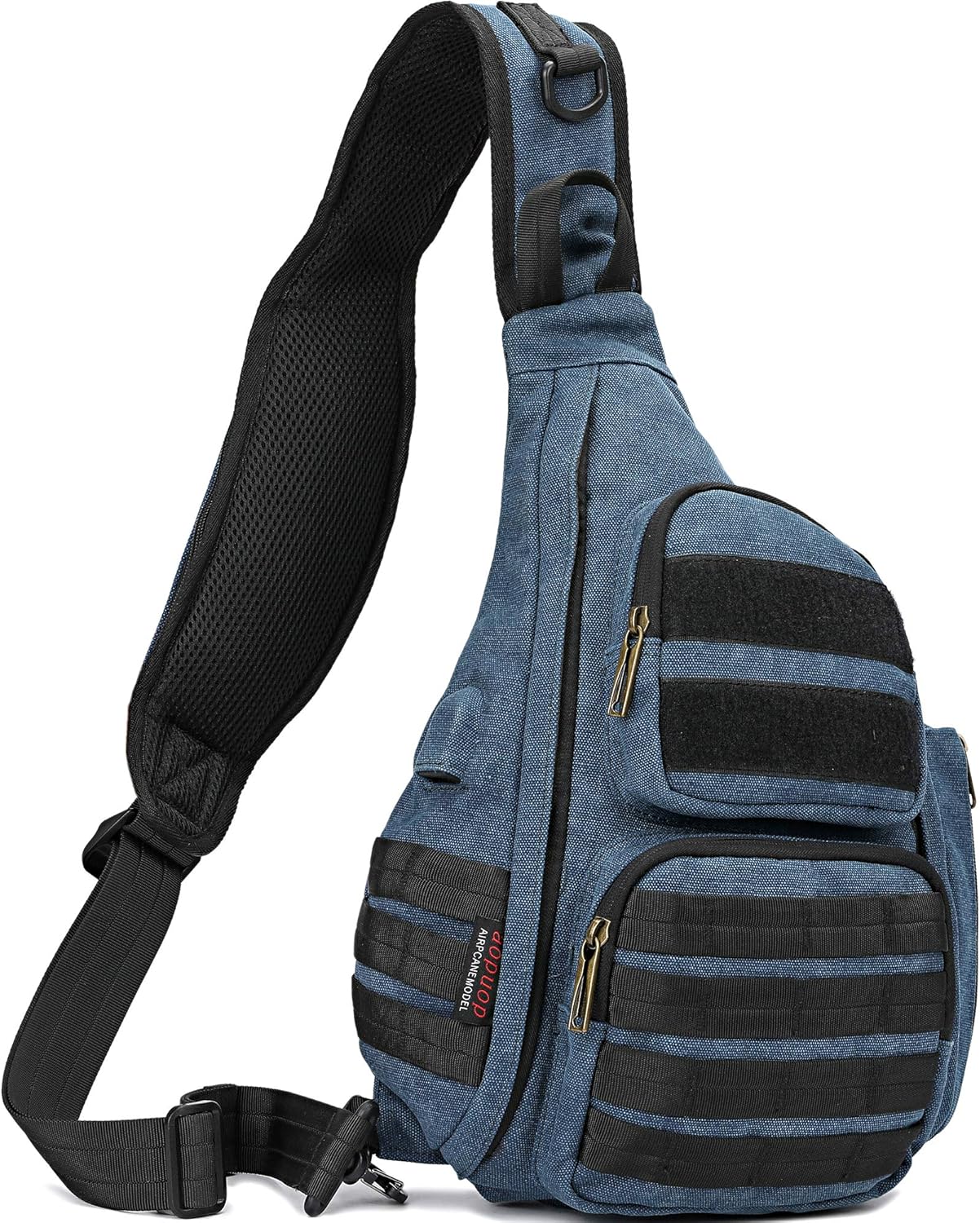 🔥 AOPUOP Canves Sling Bag Multifunctional Canvas Bag Waterproof and Antitheft Travel Backpack Portable USB Bags