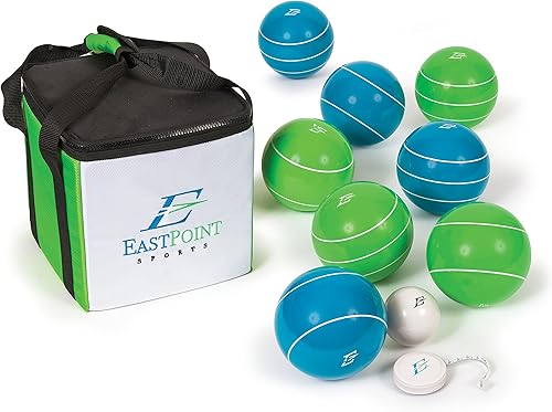 EastPoint Sports Juego de bolas de resina con bolsa de transporte