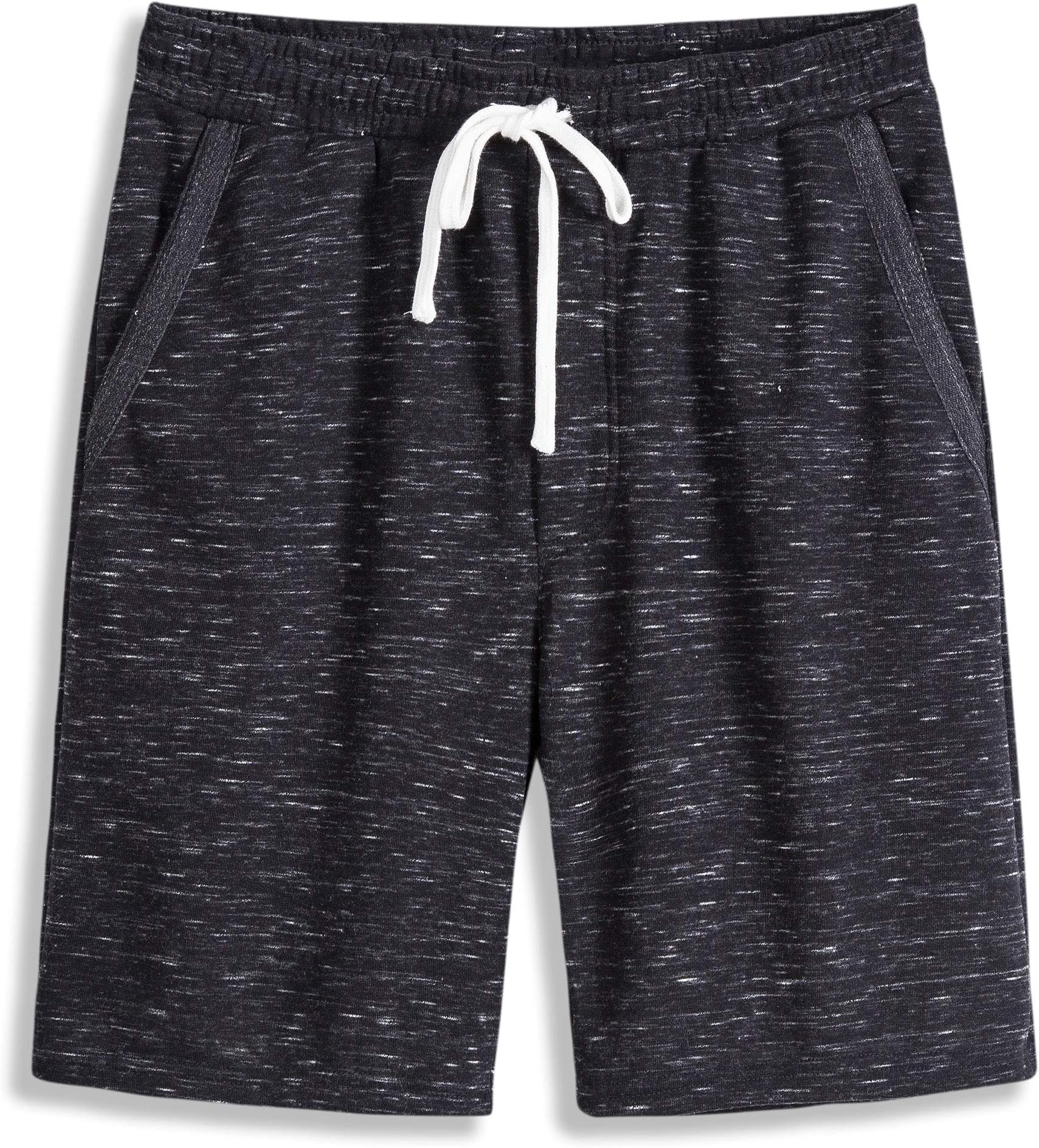 VANCOOGMen’s Casual Cotton Knit Short Drawstring Elastic Jogger Gym Shorts