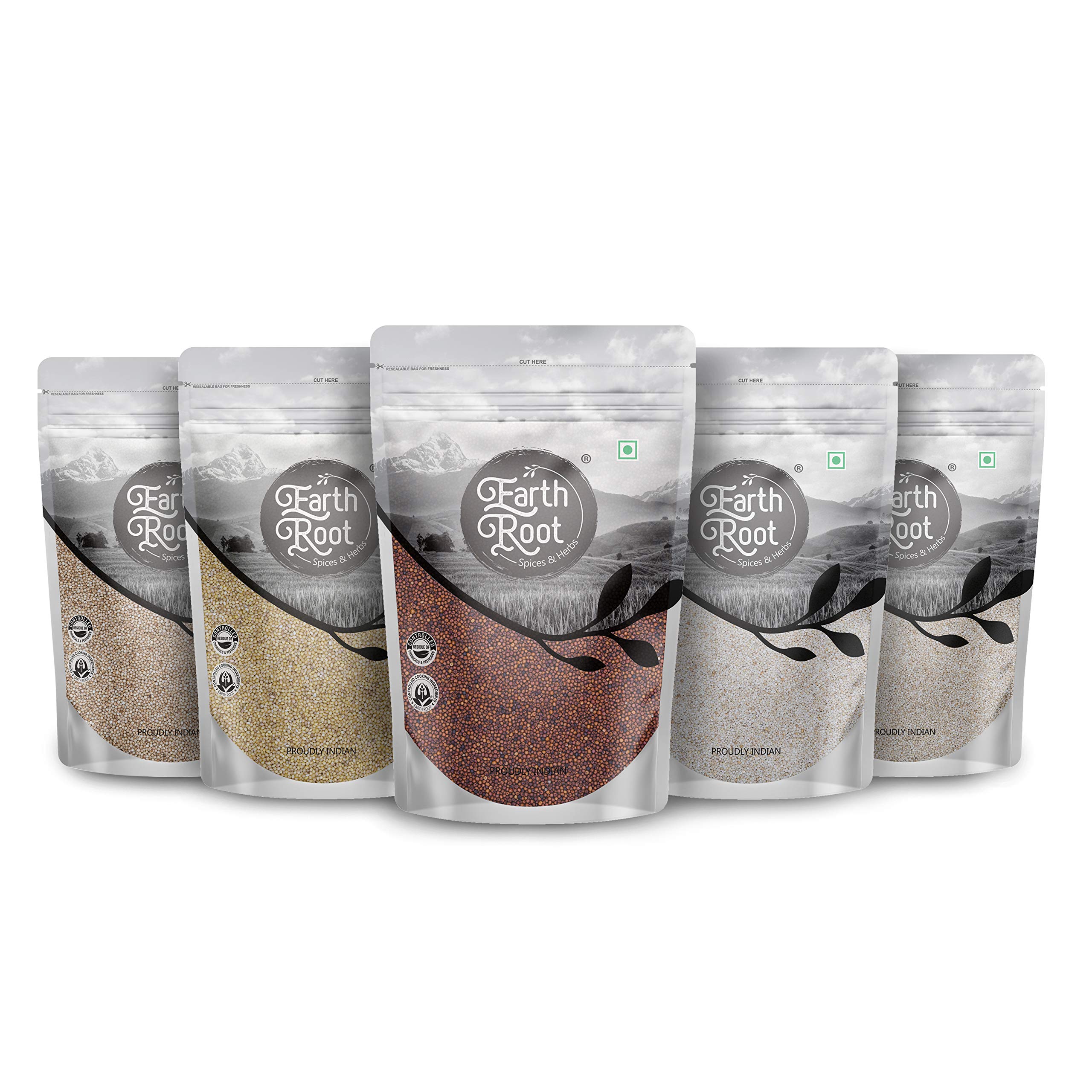 Buy EarthRoot Natural Millets Combo (Kodo Millet 400g, Finger Millet