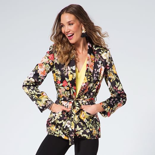 VENCA Americana Estampado Floral Mujer by Vencastyle - 023862: Amazon.es:  Ropa