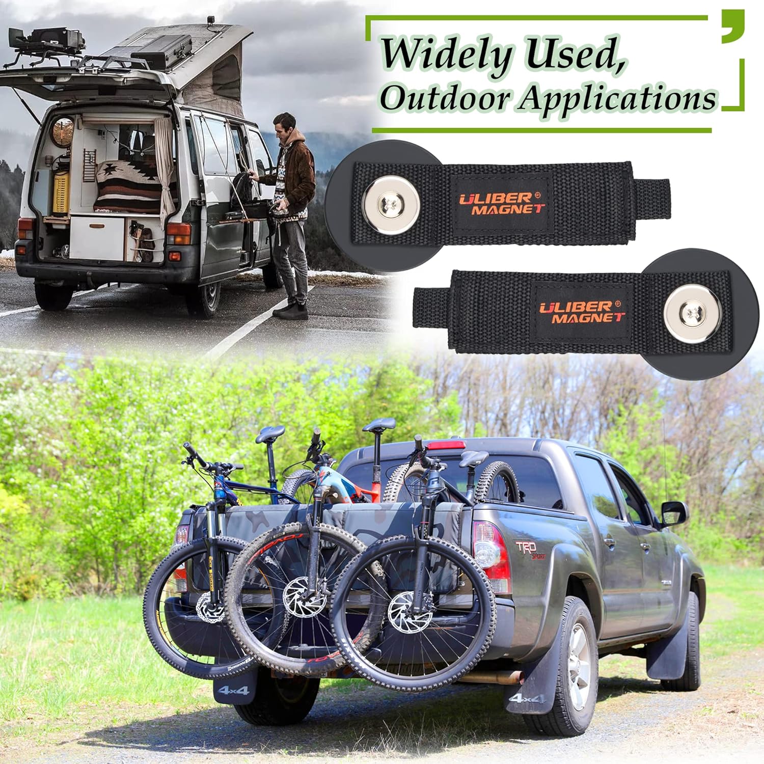 ULIBERMAGNET 2 Pack Magntic Coat Hooks and Strong Magnetic Storage Hooks,Heavy Duty Magnetic Garage Storage Tool Organizer