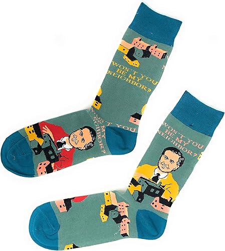 Miniatura 4 de ooohyeah Calcetines divertidos de Mr Rogers para hombre, novedosos calcetines locos y divertidos regalos