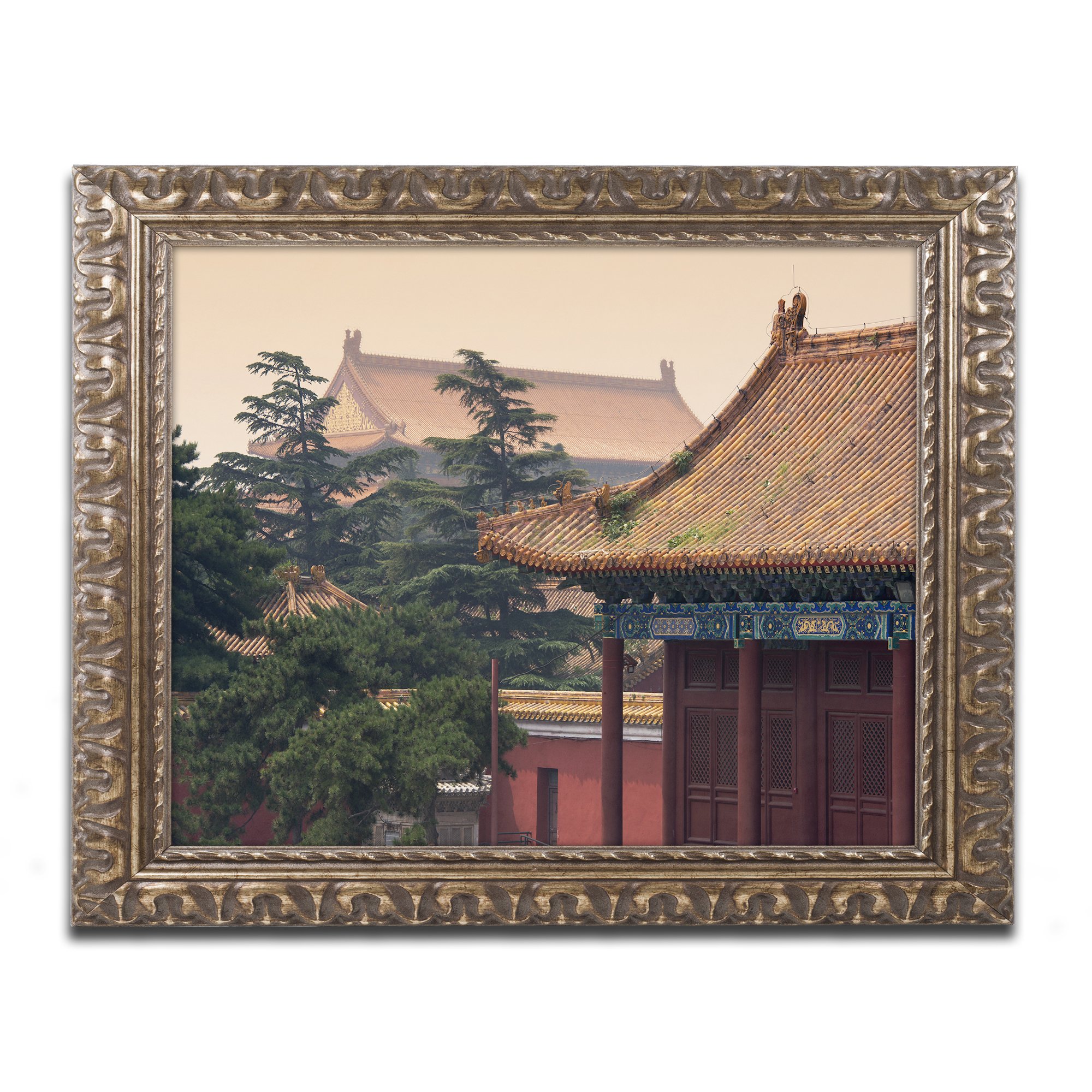 Ming Dynasty by Philippe Hugonnard, Gold Ornate Frame 11x14-Inch