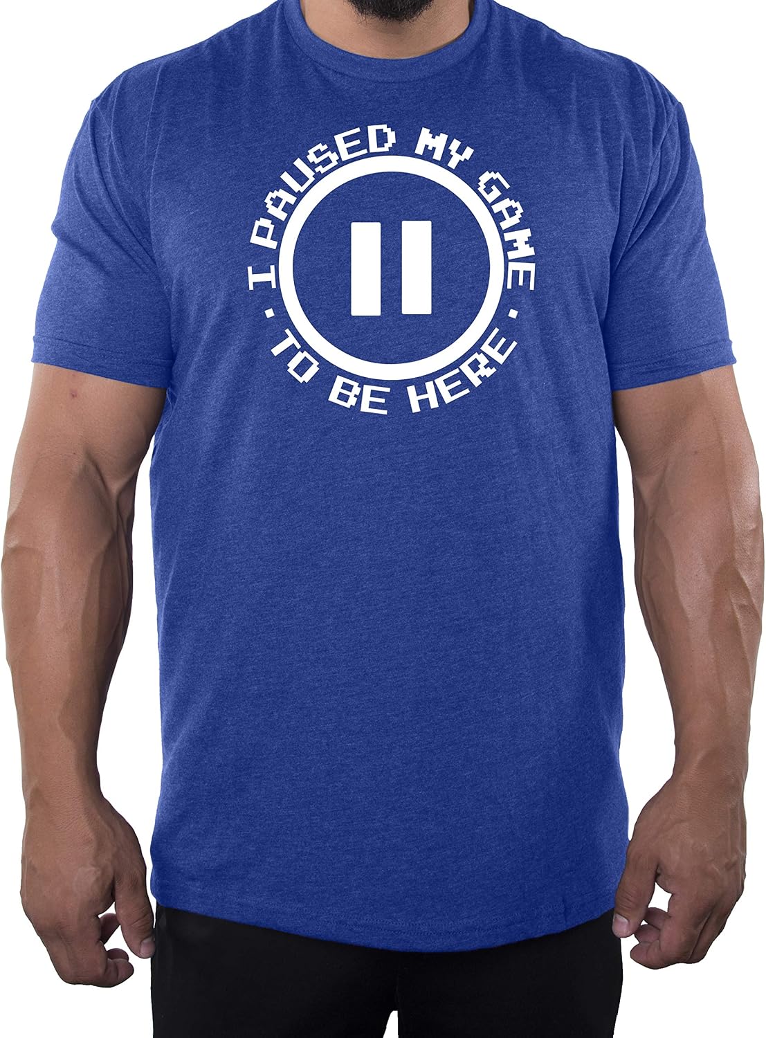 I Paused My Game to be here, Men's T-Shirts, Funny Graphic Tees