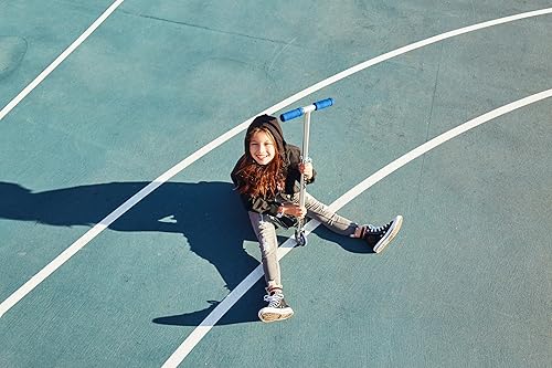 Miniatura 7 de Razor A Kick Scooter for Kids  FoldableLightweight Adjustable Height Handlebars for Riders 5 Years and up and up to 143 lbs Blue, Clear/Black,