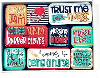 Cute Magnet Gift Sets for Women - Refrigerator Magnets - Great Gifts for Nurses, Medical Assistant, CNA, RN, for Nurses Week, Mother's Day, Birthday Present