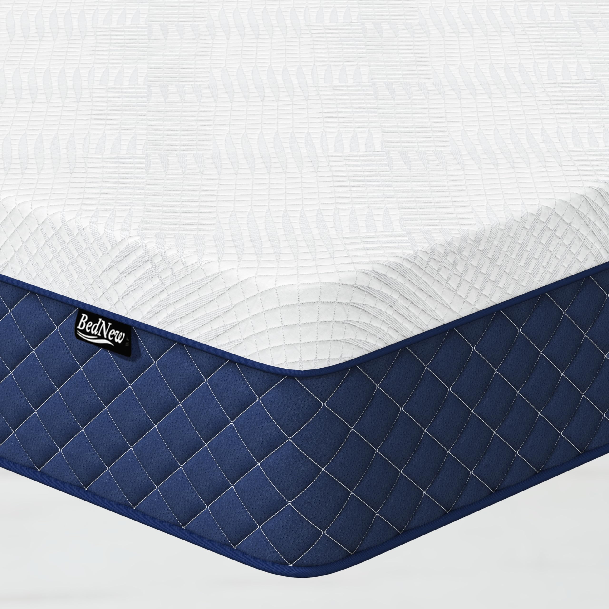 Bednew Super King Mattress 36cm, 14.1 Inch Innerspring Hybrid Mattresses Super King 4FT6 with Breathable Foam and Pocket Spring For Cool Comfort Sleep, Medium Firm Mattress(200x180x36cm)