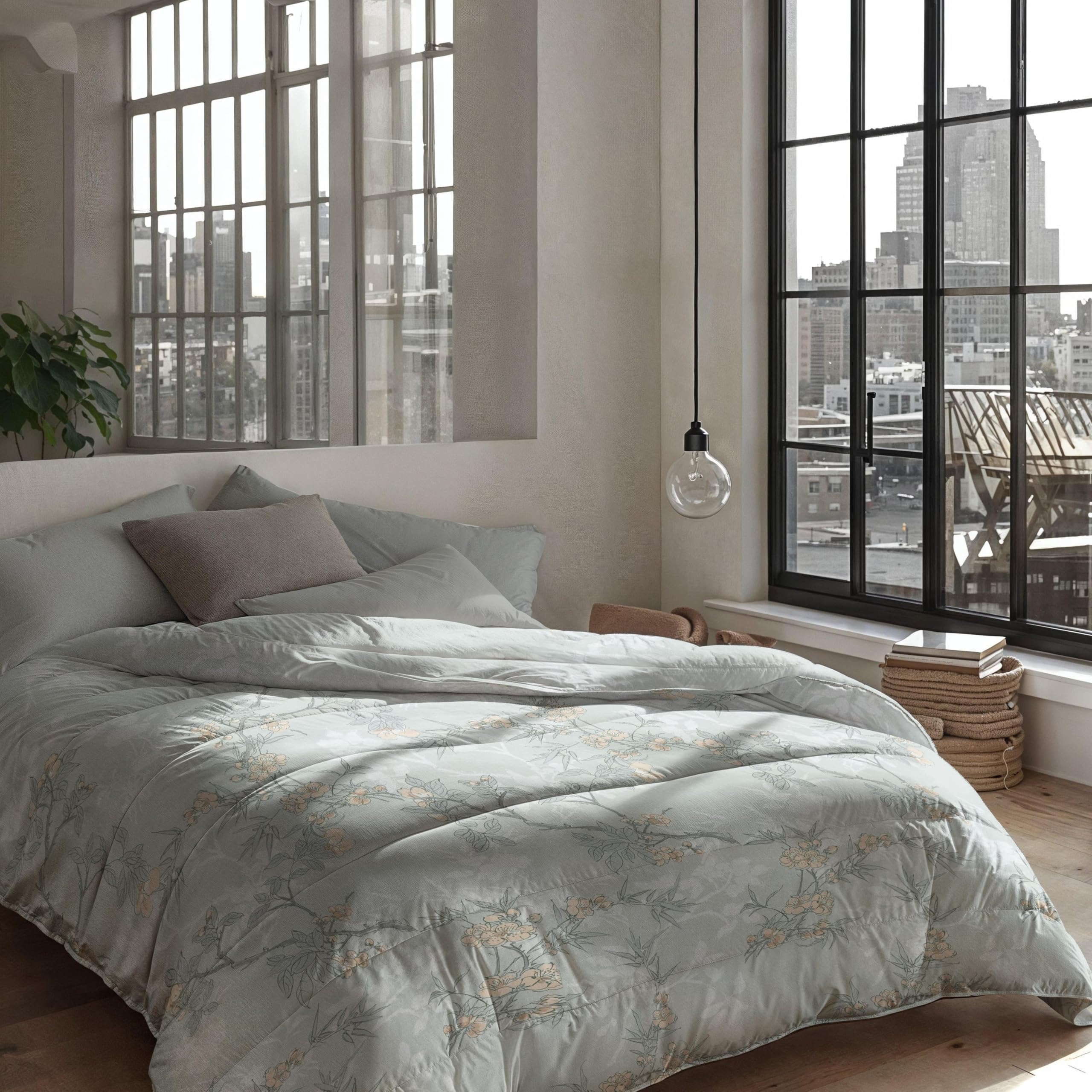 Zelesta Royalbed Bettdecke 4 Jahreszeiten - Bettwäsche winterdecke und Sommer-Bettdecke warm Duvet - Waschbare bettdecke ohne Bezug - Anti-Allergene Steppdecke