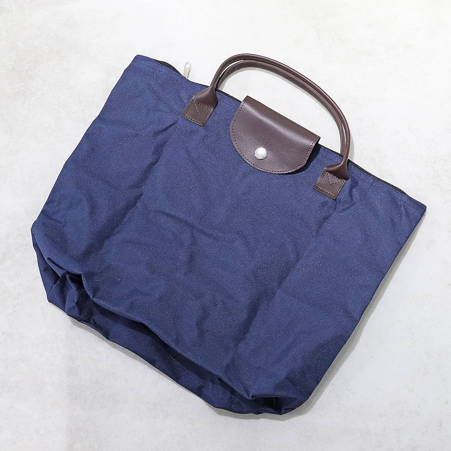 メゾンエシェル パール付きエコトートバッグ パール付き