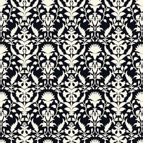 Vista 235 de Surface Style - Papel tapiz para despegar y pegar, papel tapiz floral para dormitorio, tocador, cocina, autoadhesivo, vinilo, cobertura de 30.75