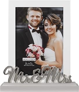 12 Wedding Room Decoration Ideas for Newlywed Comfort and Romance 4 Malden International Designs 5x7 Mr & Mrs Wedding Picture Frame White MD...
