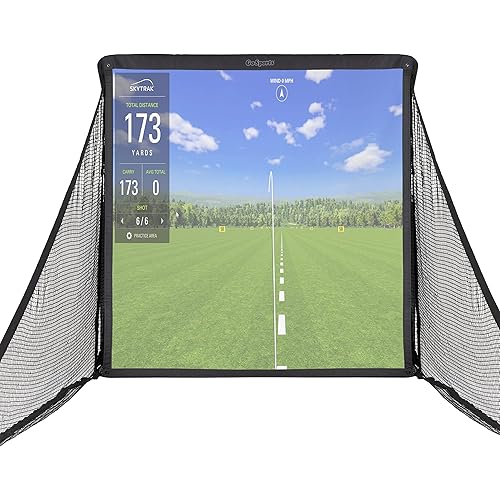 GoSports Golf Simulator Practice Bundle - Choose 10' or 7' Size