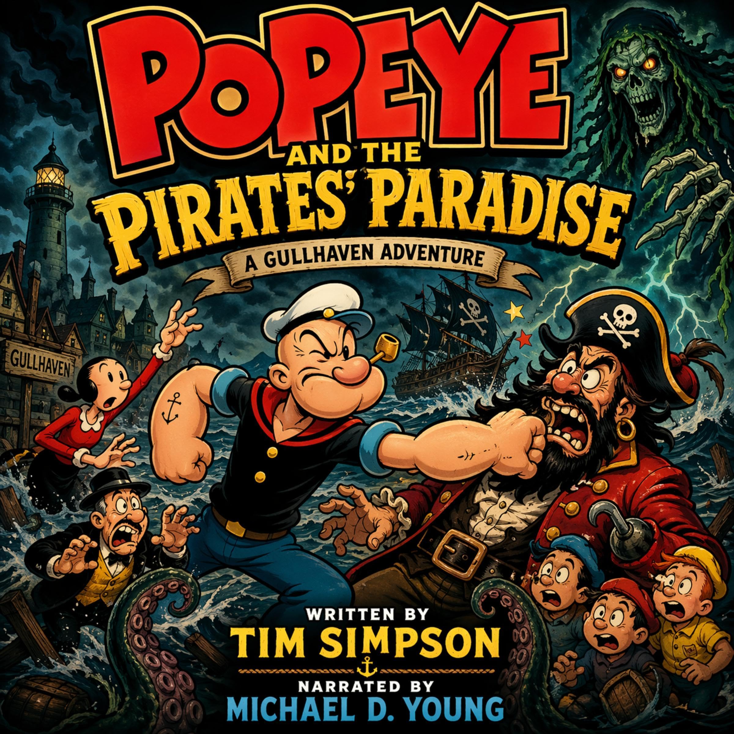 Cover art for Popeye and the Pirates' Paradise