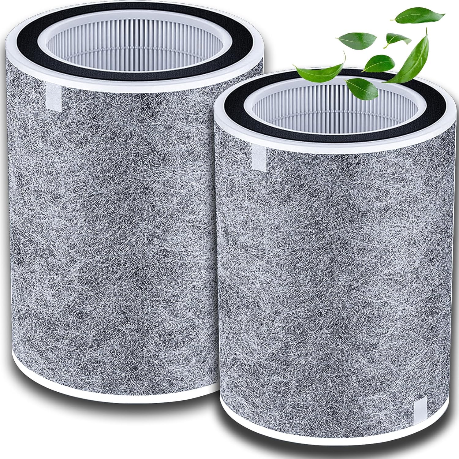 Upgrade HP202 HP201 Replacement Filter(Silent and Efficient) Compatible with Shark HP200,HP300 Series HP201 HP202 HP232 HP301 HP302 UA205 HP302 HC501 HC502 AP1000 Air MAX,(2PACK)