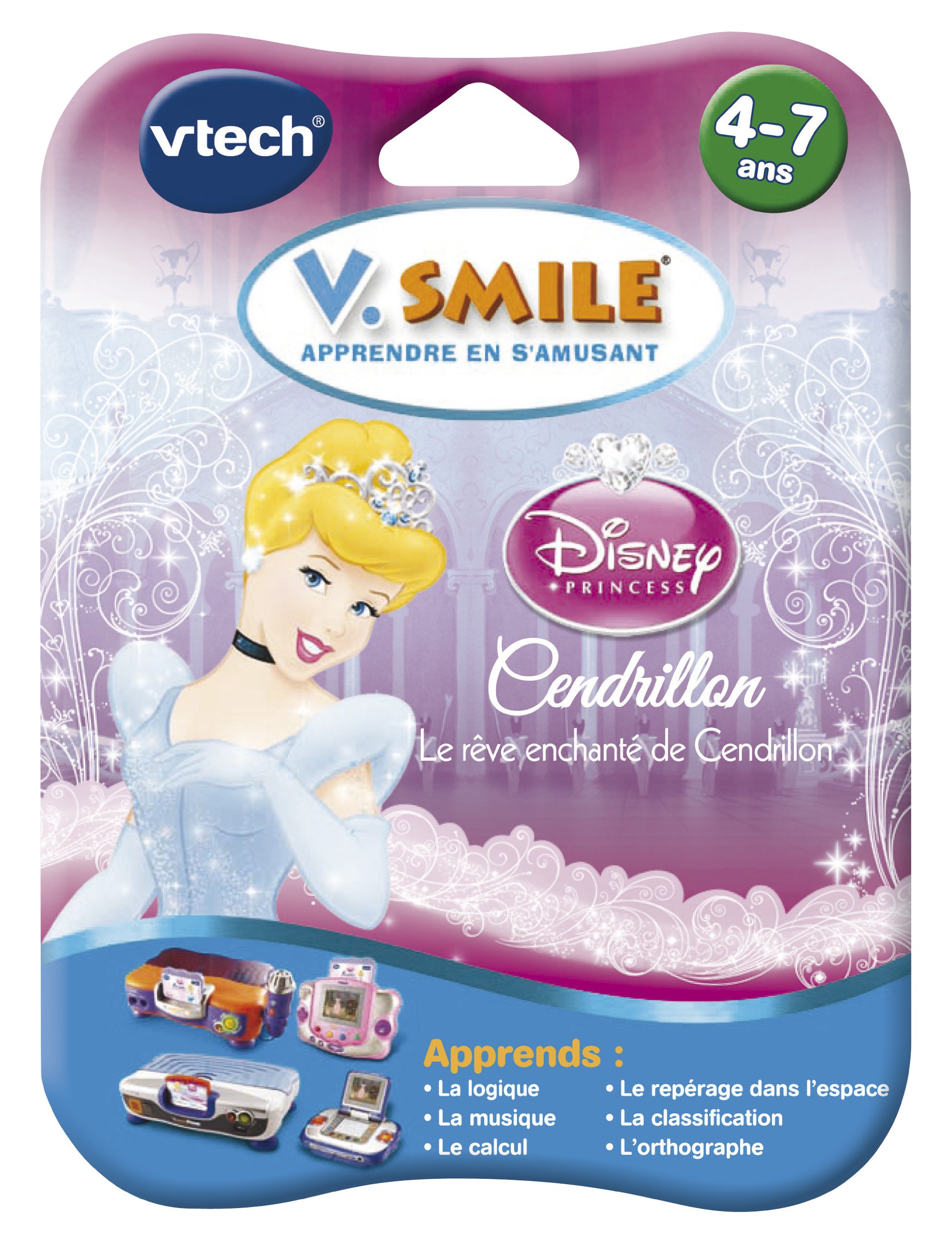 VTech V.Smile Cartouche de jeu Le rêve enchanté de Cendrillon