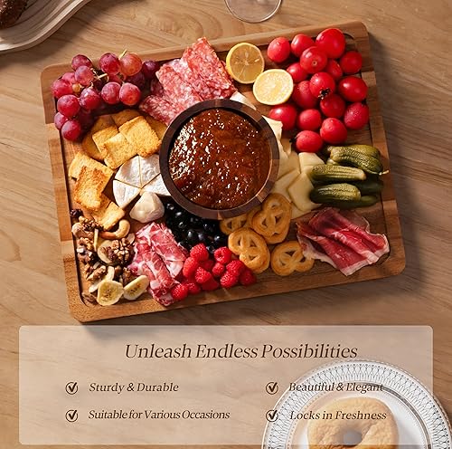 Miniatura 17 de HABIBEE 6-in-1 Soporte multifuncional de acrílico con cúpula para servir pasteles, 12 pulgadas