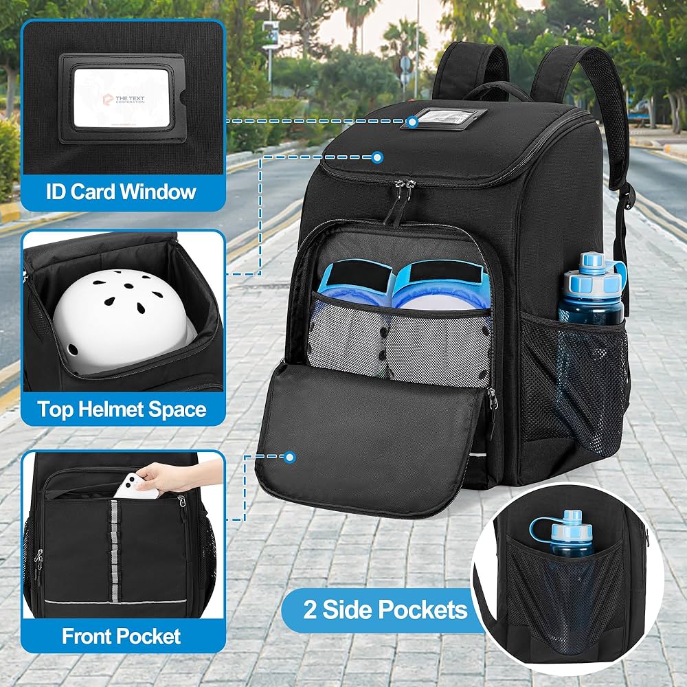 RAZORS インラインスケート用リュック 黒 バッグ RAZORS インラインスケート用リュック 黒 バッグ - メルカリ