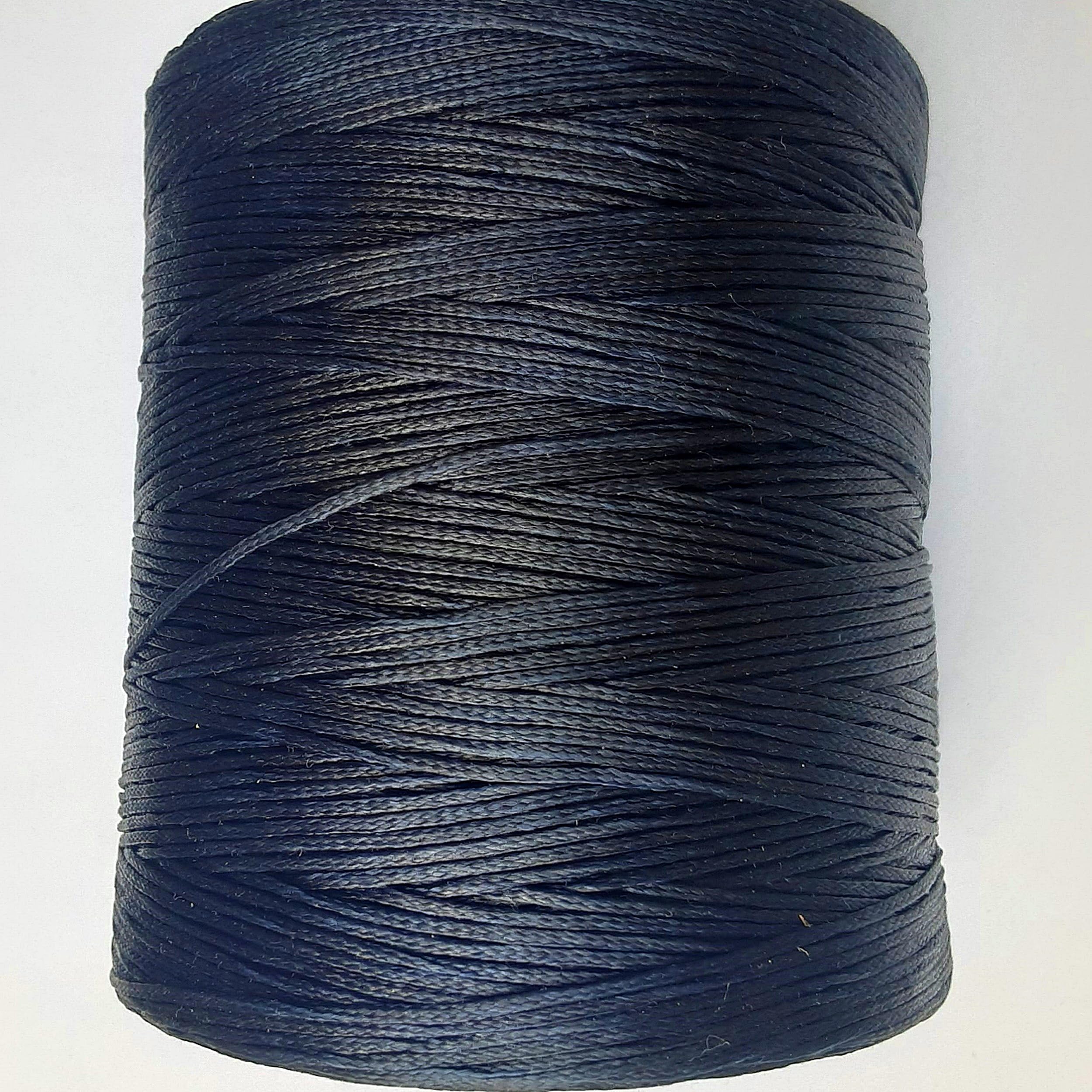 Mart-Mon Multicolor 1.5Mm Waxed Nylon Cord 20M Durable Strong Thread For Jewellery Necklace Bracelet Making, Beading, Diy Macrame Arts & Crafts (Navy Blue)