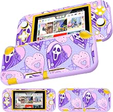Cute Case for Nintendo Switch Lite 2019 Kawaii Unique Funny Design Skull Slim Fashion Protective Cases Hard Shell Cover for Girls Kids Boys for Switch Lite,P Skeleton