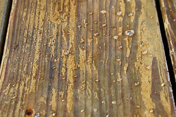 #1 Deck Wood Stain Stripper - 1 Gallon - Ready to Use, Wood Stain Remover Strips Weathered, Water-Based and Oil-Based Finishes