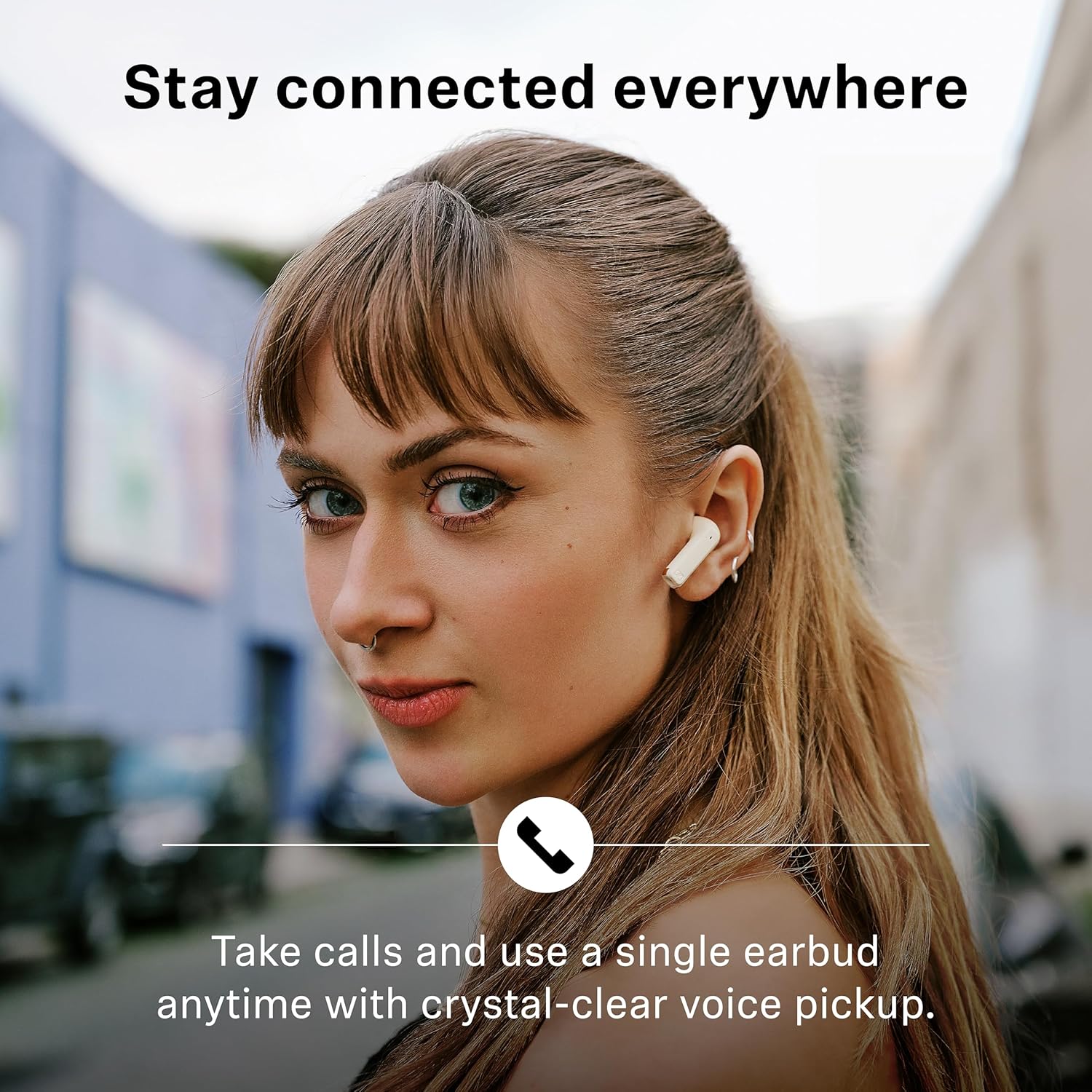 Sennheiser ACCENTUM Open Wireless Earbuds - Open Ear Buds Design, Dynamic Sound & Bluetooth 5.3, IPX4 Splash Protection, 28 Hours Battery Life, USB-C Charging Case, Music, Phone Calls, Travel, Pink