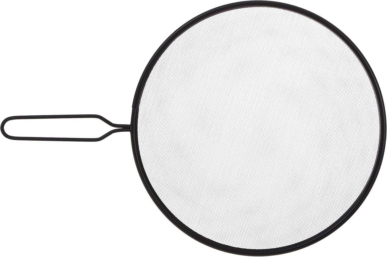 KitchenCraft KCNSSPLAT 29 cm Splatter Guard for Frying Pan, Non Stick, Metal, Black