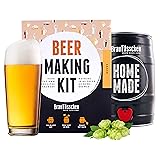 Kit para elaborar Cerveza Artesana Lager en Casa - Producto de Alemania - Disfruta tu cerveza en sólo 7 días - Brewbarrel Braufässchen - Regalos para Hombres