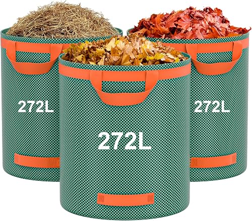 Sacs à déchets de Jardin Robustes 3x 272L Sacs de Jardin PUTINEI